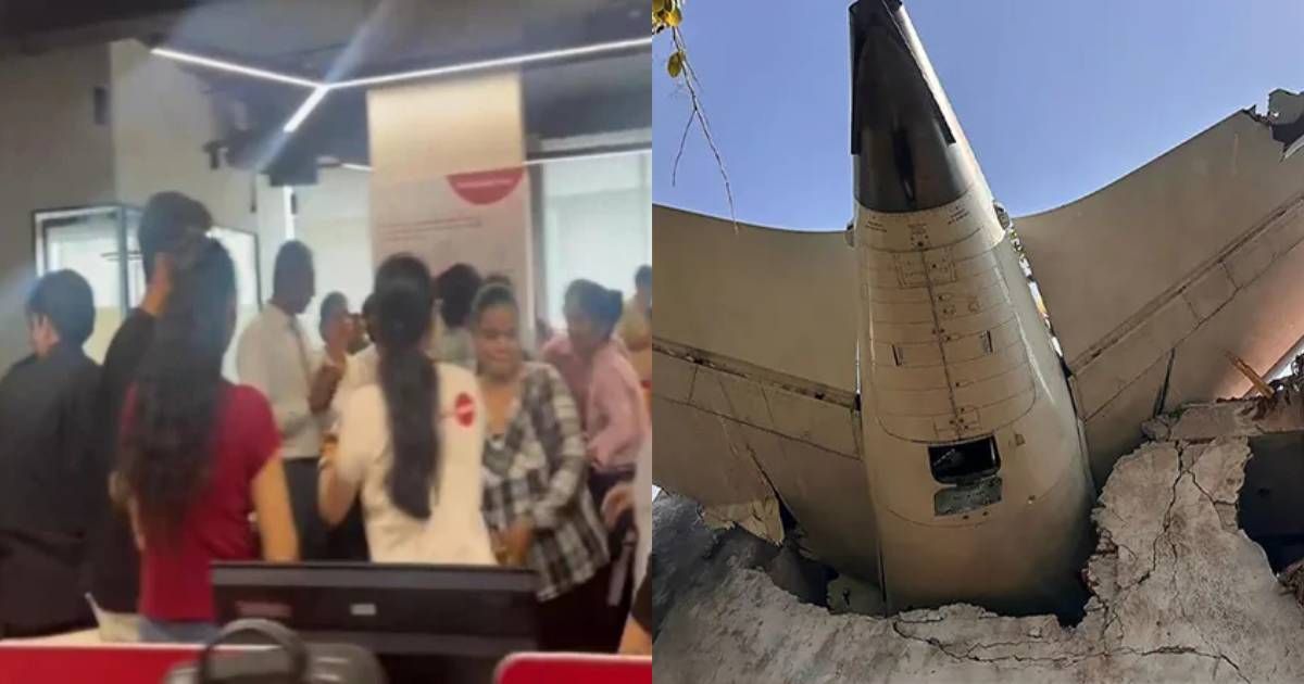 Air-India-officials-forget-the-mourning-of-the-plane-crash-at-a-busy-party-across-the-country