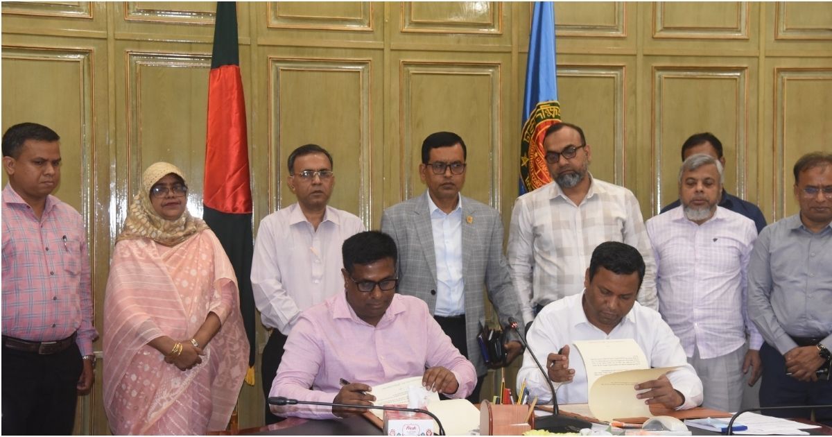 বনায়ন ও সবুজায়নের লক্ষ্যে ঢাকা দক্ষিণ সিটি কর্পোরেশন ও বন অধিদপ্তরের মধ্যে সমঝোতা স্মারক স্বাক্ষরিত