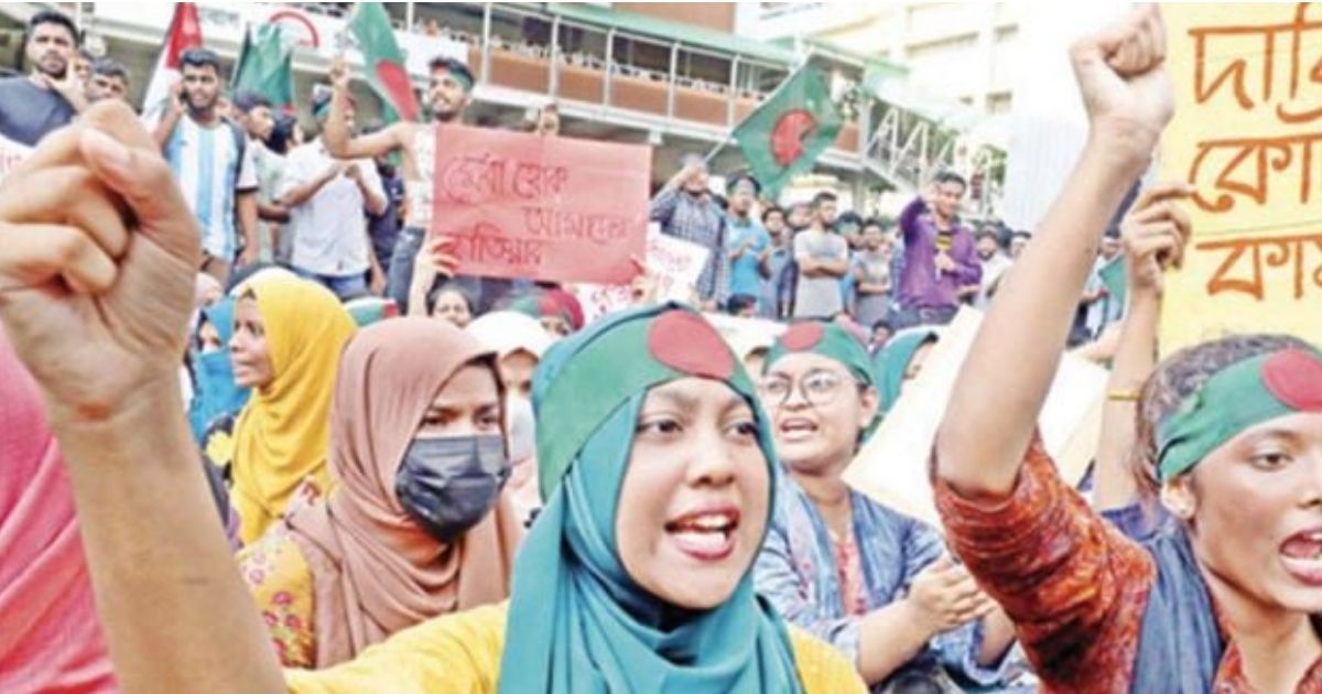 July-5-A-one--point-program-announced-a-Dhaka-quota-on-Bangla-blockade