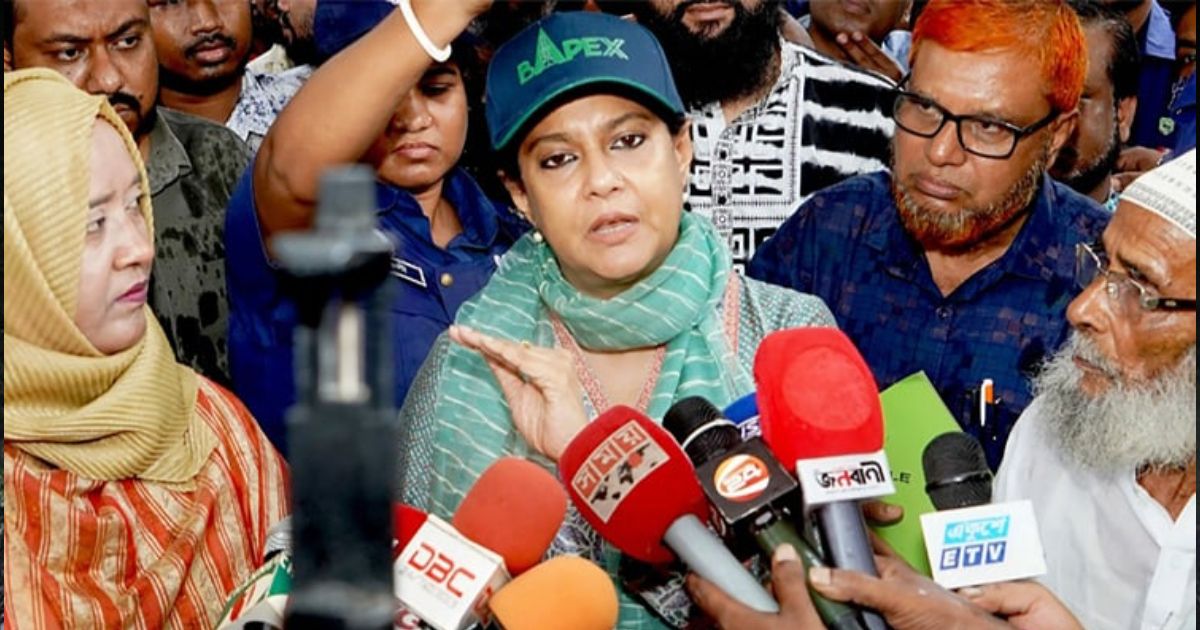 তিস্তার ভাঙন রোধে সরকার অগ্রাধিকার ভিত্তিতে কাজ করছে: সৈয়দা রিজওয়ানা হাসান