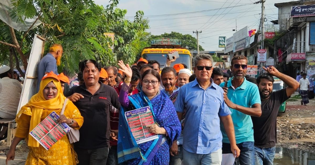 বিএনপির রাষ্ট্রকাঠামো মেরামতের ৩১ দফা প্রচারের মাধ্যমে নির্বাচনী প্রচারণায় কনকচাঁপা 
