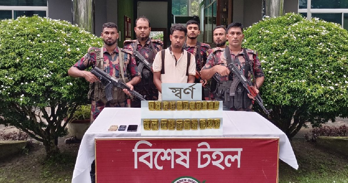চুয়াডাঙ্গার-দর্শনা-সীমান্তে-ভারতে-চোরাচালানের-সময়-২১টি-স্বর্ণের-বারসহ-এক-চোরাকারবারি-আটক