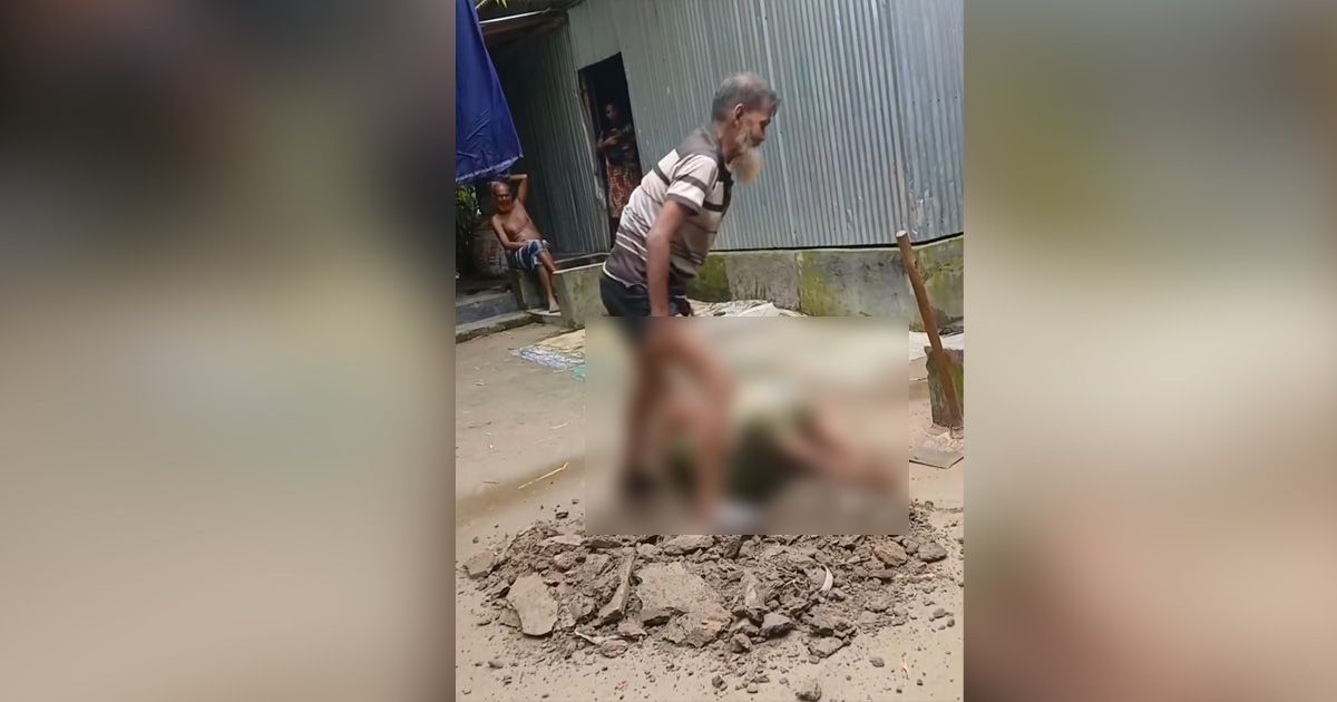 শেরপুরে-স্ত্রীকে-বাড়ির-উঠানে-কবর-দেওয়ার-চেষ্টার-ভিডিও-ফেইসবুকে-ভাইরাল