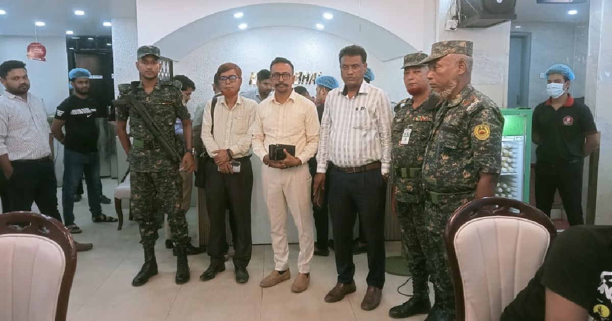 ব্রাহ্মণবাড়িয়ায় ‘কাচ্চি ভাই’ রেস্টুরেন্টকে জরিমানা