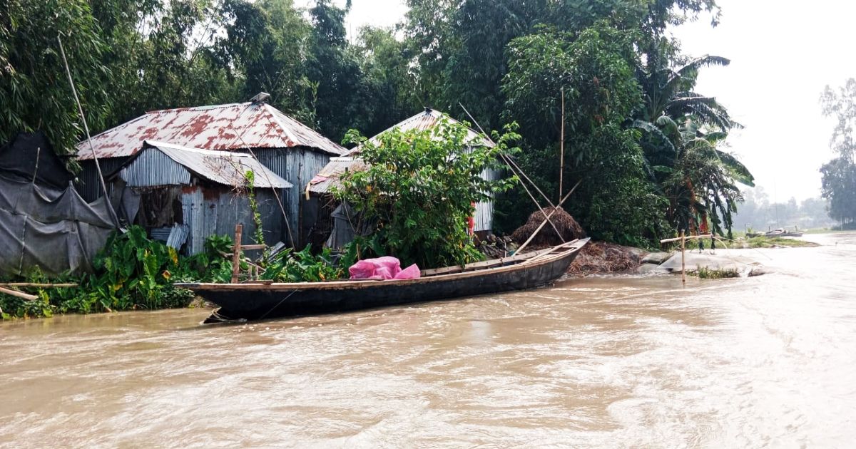 তিস্তা নদীর পানি আবারও বিপৎসীমার ওপরে, নিম্নাঞ্চল প্লাবিত, ৫২০০ পরিবার পানিবন্দি
