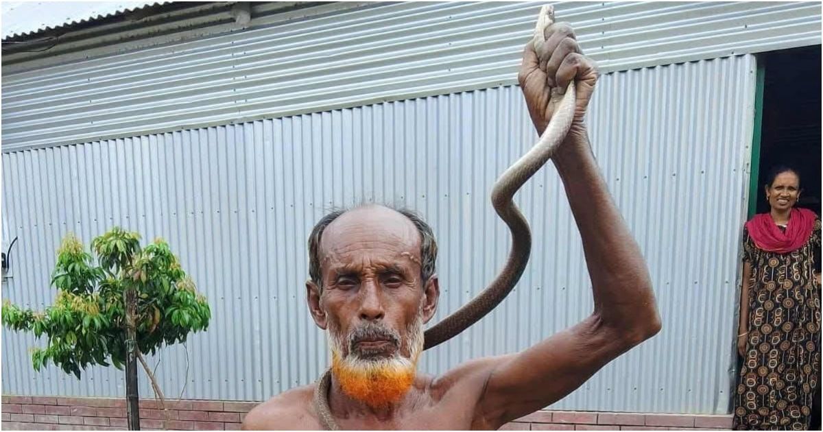 সাপ কামড়ে সাপুড়ের মৃত্যু