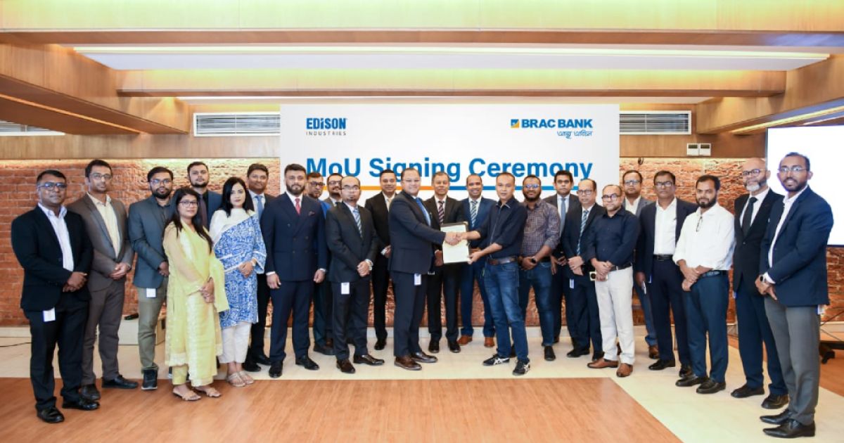BRAC-Bank-will-give-Edison-Industries-Distributor-Financing-facility