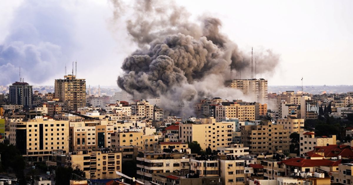 Israel-launched-a-target-in-Gaza