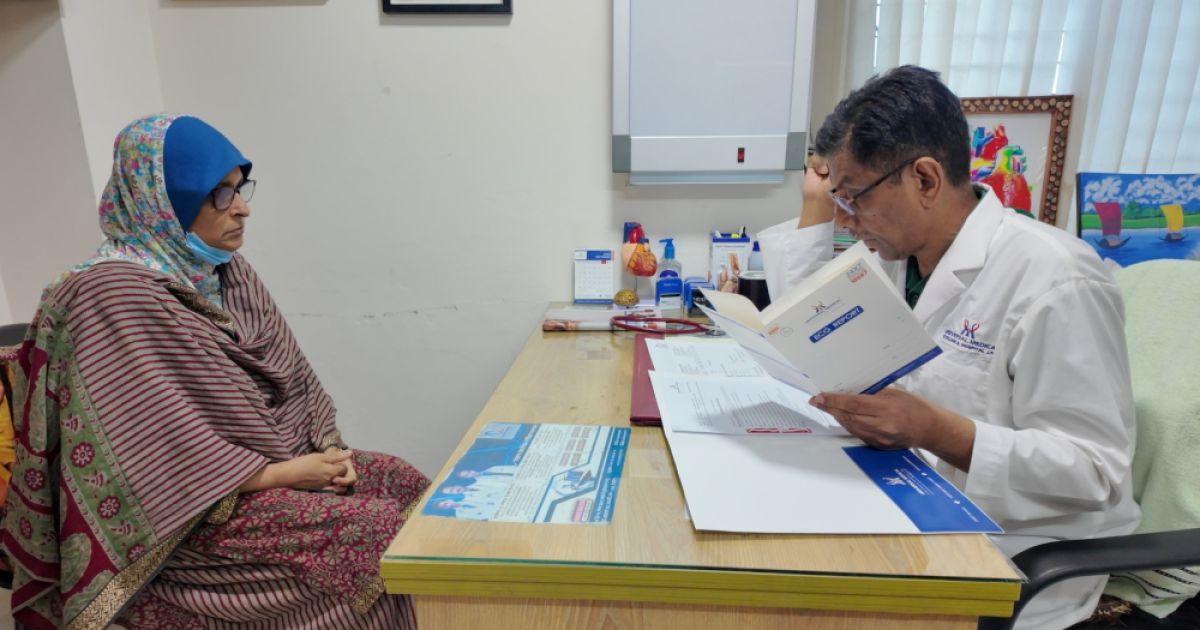 “ইউনিভার্সেল মেডিকেলে ফ্রি হার্ট ক্যাম্প” সম্পন্ন