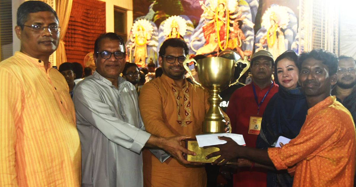 উৎসবমুখর পরিবেশে ঢাকা দক্ষিণ সিটি কর্পোরেশন এলাকায় দুর্গা পূজা উদযাপিত হচ্ছেঃ ডিএসসিসি প্রশাসক