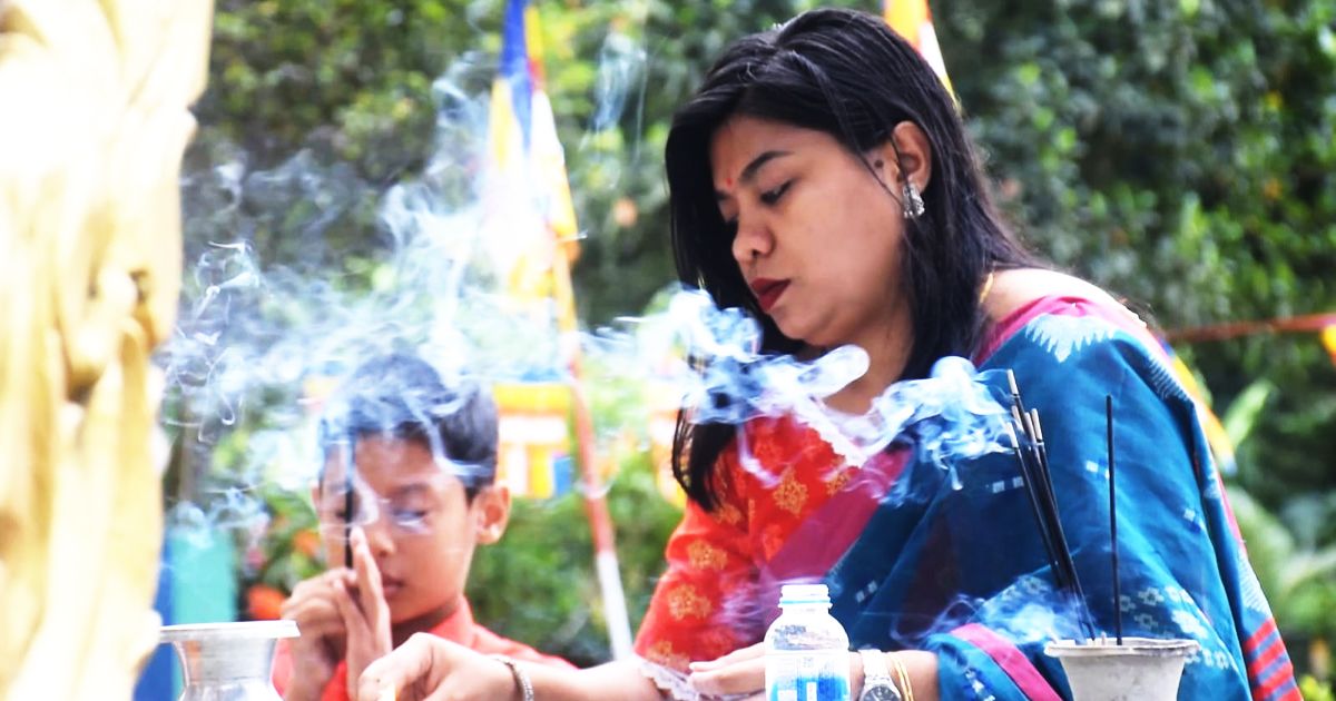 The-Buddhist-community-festival-begins-with-the-prayer-in-Bandarban