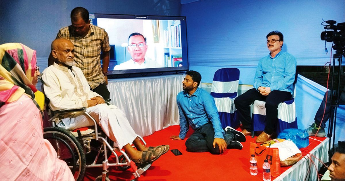Tarique-Rahmans-virtually-meeting-to-fulfill-the-wishes-of-the-BNP-senior-leader