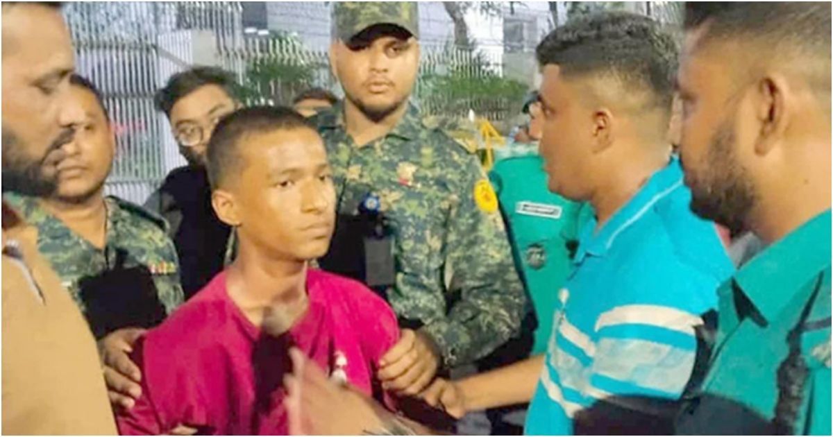 Agargaon-youth-arrested-for-cocktail-explosion-in-front-of-election-commission
