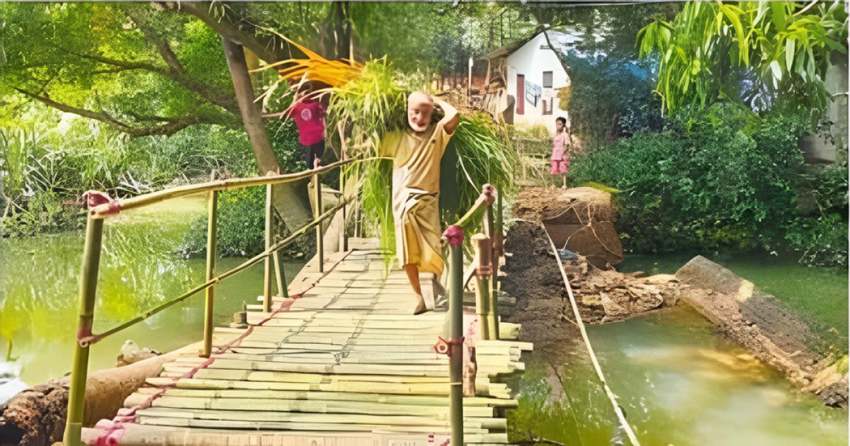 ক্ষতবিক্ষত সড়ক, কালভার্টে সাঁকো বানিয়ে চলাচল