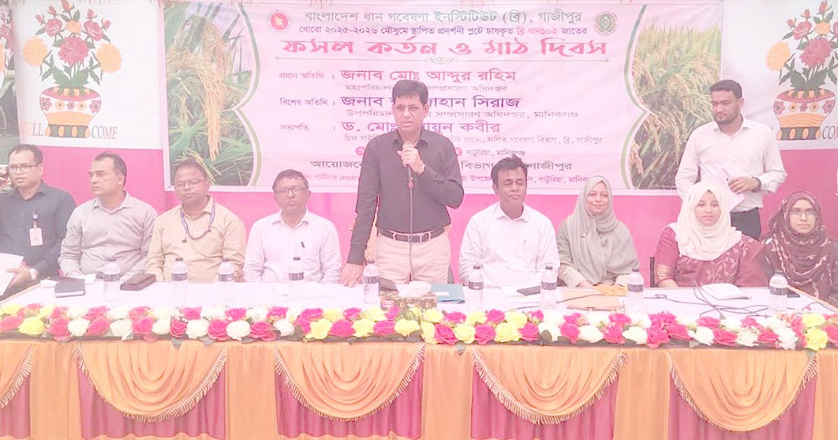 বিঘাপ্রতি ৬০ মণ ধান ফলন অর্জন সম্ভব, আশাবাদ কৃষির ডিজির