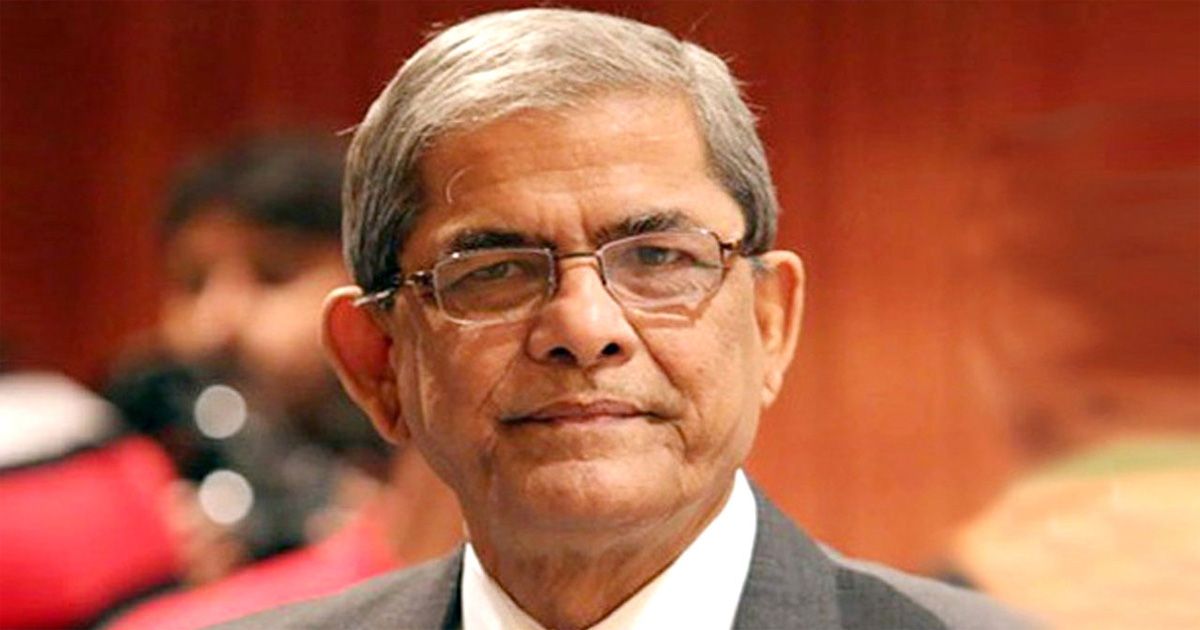 আওয়ামী লীগের কারণেই পানির ন্যায্য হিস্যা থেকে বঞ্চিত দেশের মানুষ: মির্জা ফখরুল