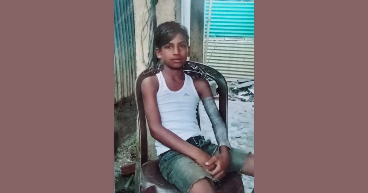 নিখোঁজের পাঁচদিন পর গলায় ইট -কোমরে বস্তা বাঁধা অবস্থায় কিশোরের মরদেহ উদ্ধার