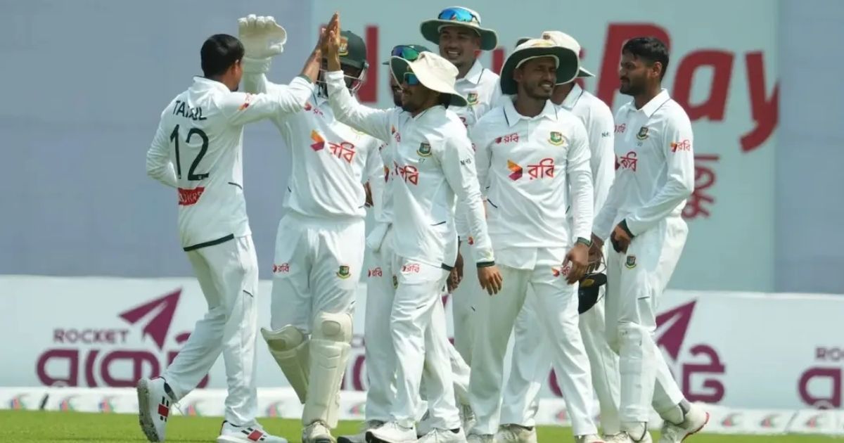 সিলেটে দাপট দেখাচ্ছে বাংলাদেশ, দ্বিতীয় দিন শেষে লিড ১৫৬ রানের