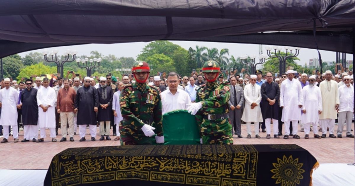 সাবেক প্রতিমন্ত্রী মিজানুর রহমান সিনহার জানাজায় প্রধানমন্ত্রীর অংশগ্রহণ