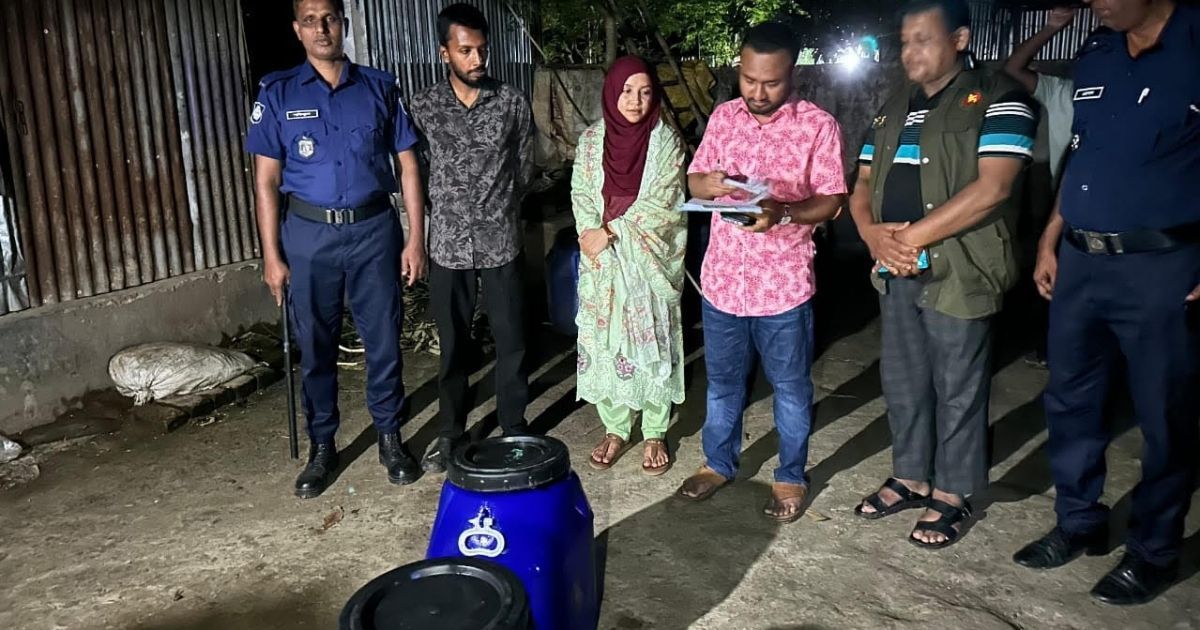 ভাঙ্গুড়ায় ভেজাল দুধ তৈরির দায়ে যুবকের অর্থদন্ড ও কারাদণ্ড