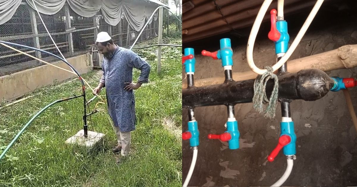 ঝিনাইগাতীতে বায়োগ্যাস প্ল্যান্ট স্থাপন করে বিদ্যুৎ ও গ্যাস সাশ্রয়ে সফল উদ্যোক্তা আবু সালেহ আহম্মেদ