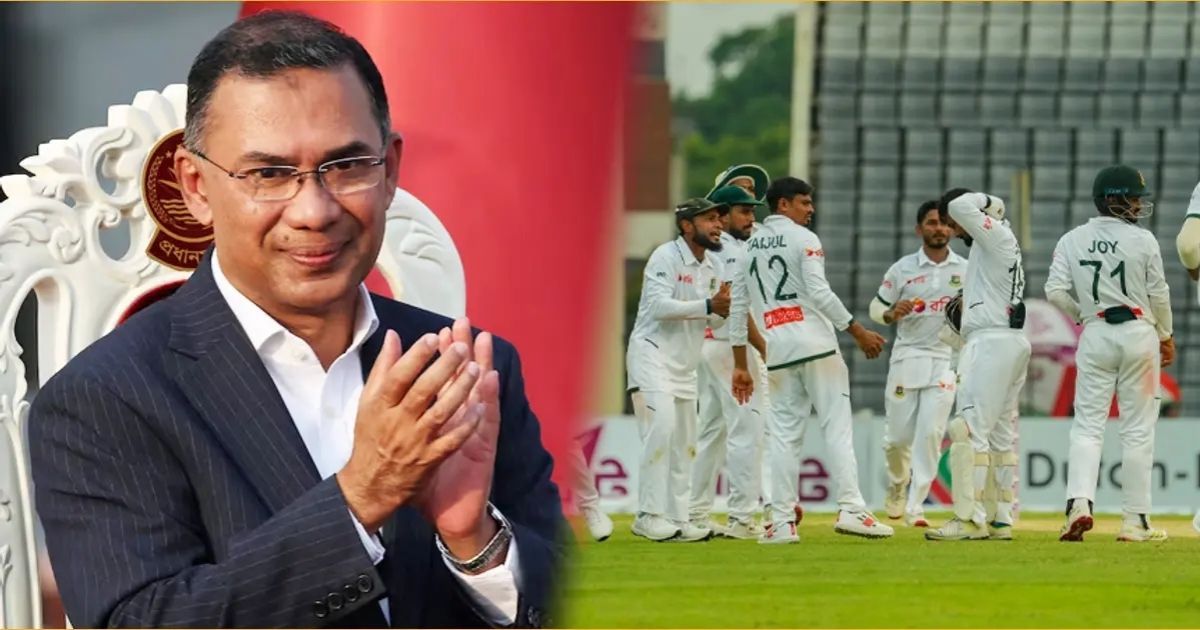 পাকিস্তানের বিপক্ষে ঐতিহাসিক টেস্ট সিরিজ জেতায় টাইগারদের অভিনন্দন প্রধানমন্ত্রীর