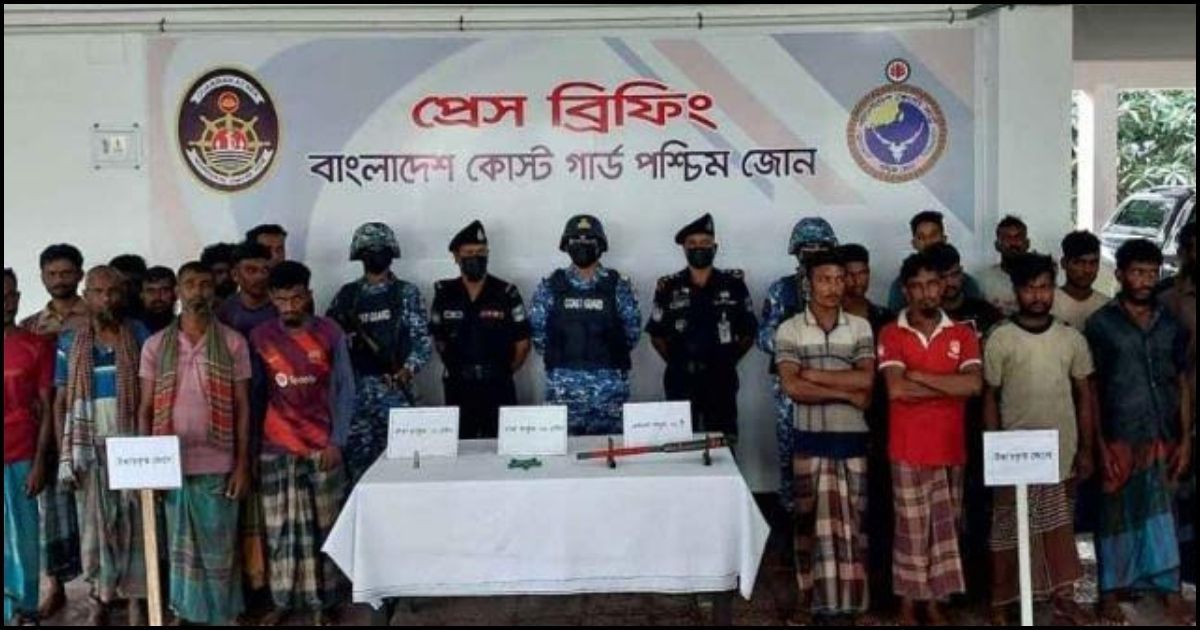 সুন্দরবনে কোস্টগার্ডের অভিযানে ২১ জেলে উদ্ধার