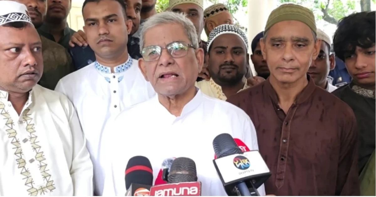 ভেদাভেদ ভুলে দেশ ও জনগণের স্বার্থে ঐক্যবদ্ধ হওয়ার আহ্বান মির্জা ফখরুলের