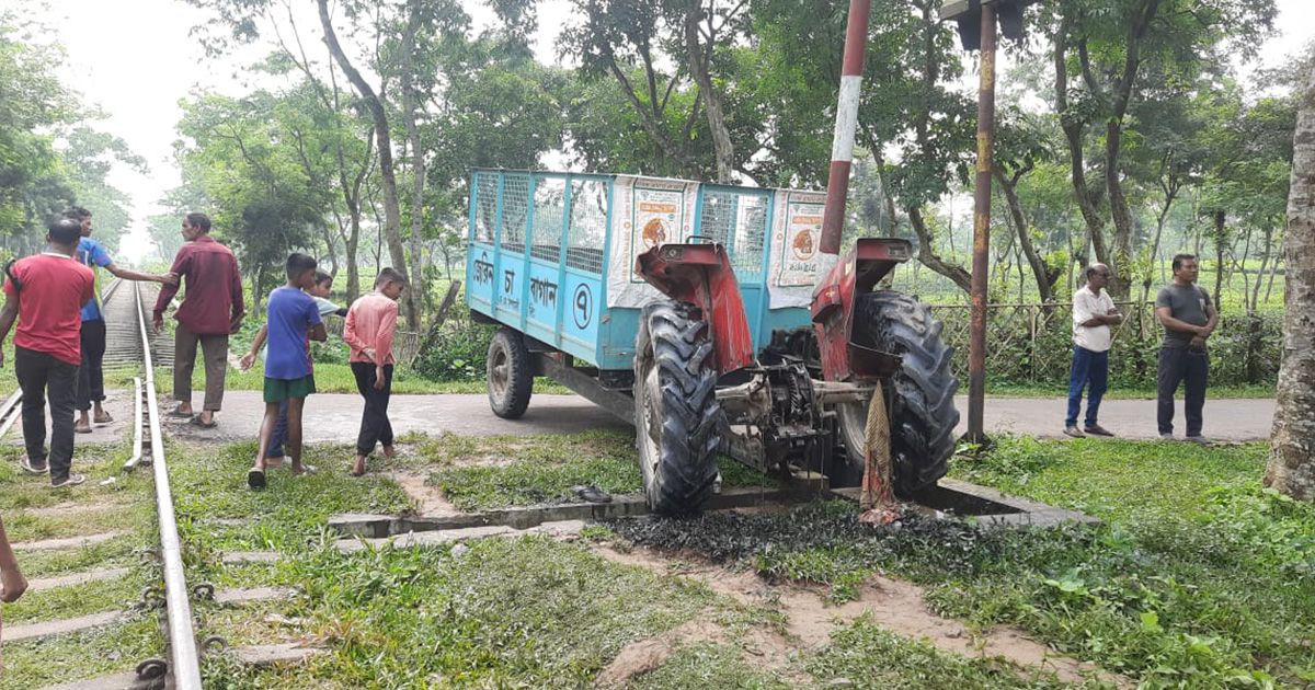 শ্রীমঙ্গলে রেলক্রসিং দুর্ঘটনায় গেটম্যান বরখাস্ত