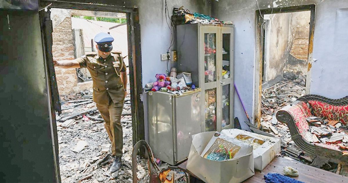 শ্রীলঙ্কায় বৃদ্ধাশ্রমে ভয়াবহ অগ্নিকাণ্ডে নিহত ১২