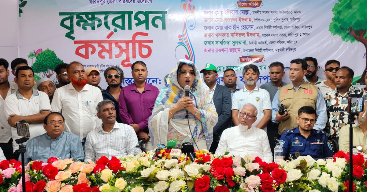 Inauguration-of-tree-plantation-program-in-Faridpur