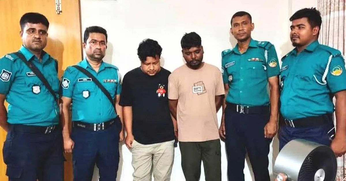 Two-businessmen-arrested-with-10000-pieces-of-Yaba-in-Tongi