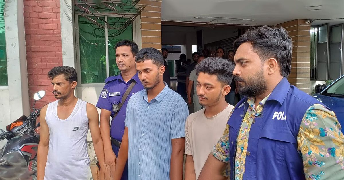 4-arrested-with-a-foreign-pistol-in-the-shooting-incident-of-school-student-Ethan-in-Comilla