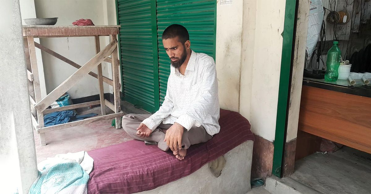 Rian-Ansari-an-unbalanced-youth-of-Daulatpur-a-Nepali-citizen-is-famous-after-five-years