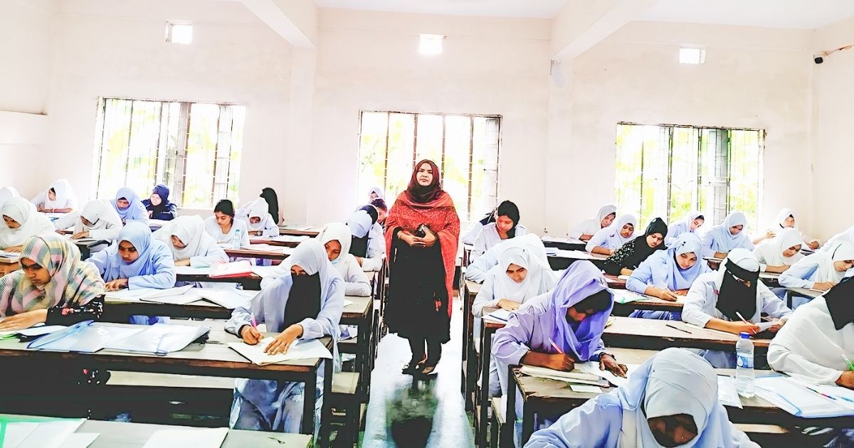 HSC-Alim-and-BM-exam-held-in-Gangachra-in-a-cheating-free-environment