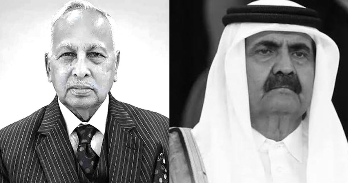 Barrister-Zamir-Uddin-Sarkar-and-Qatar-
Prime-Minister-mourns-death-of-former-Amir