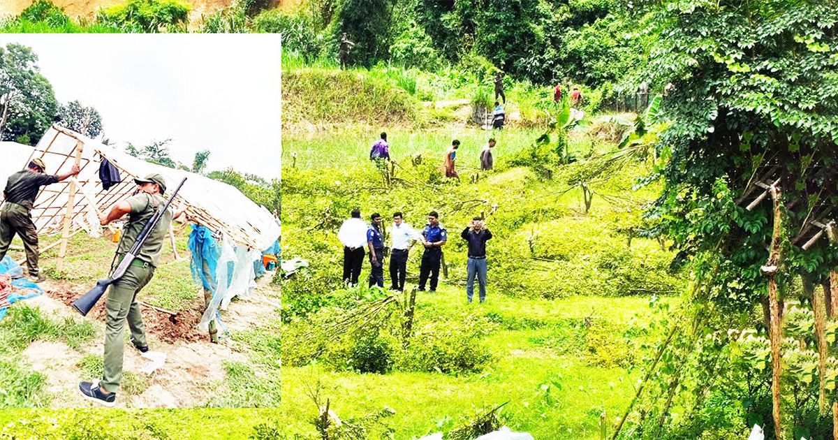 Rescue-of-5-acres-of-land-of-forest-department-in-Kamalganj-protected-forest-land-free-from-encroachment
