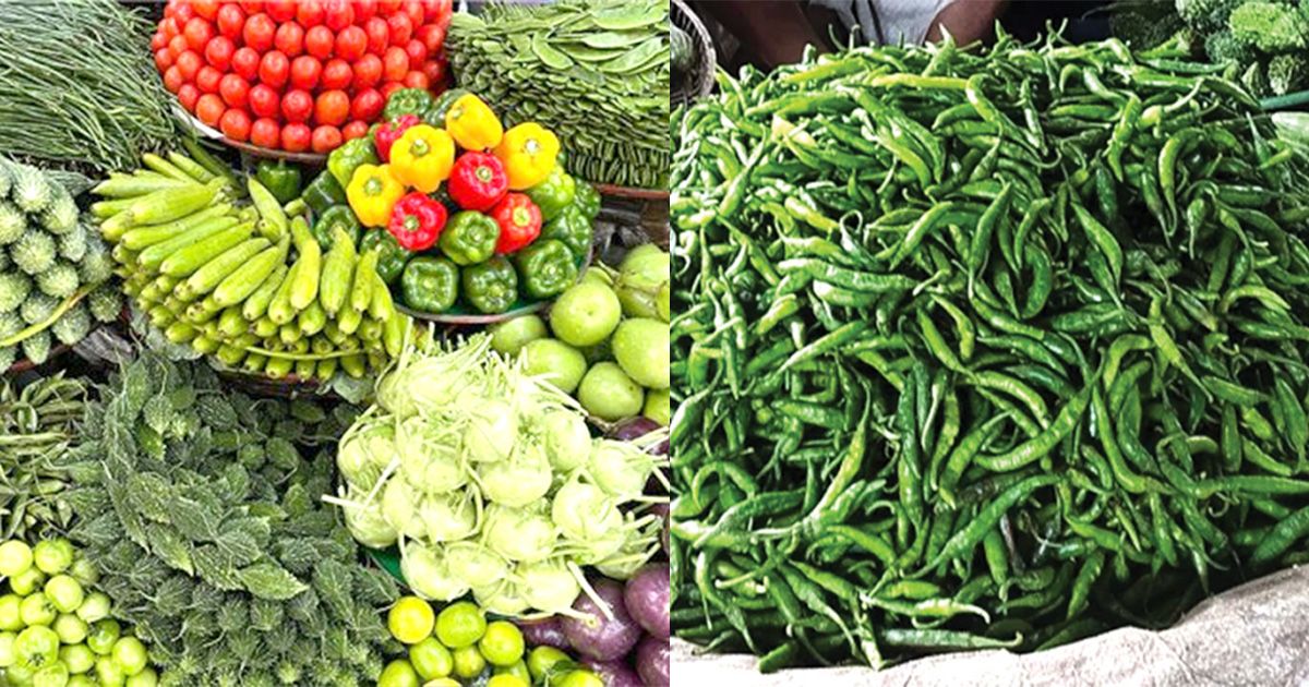 Vegetables-are-more-raw-chillies-increasing-the-discomfort-in-the-market