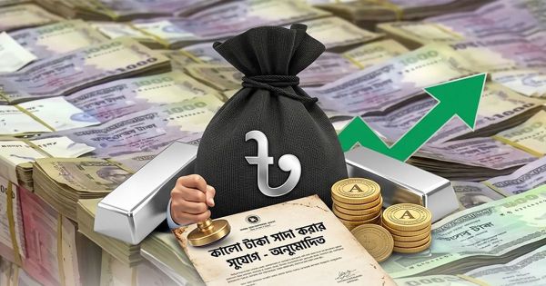 প্রস্তাবিত বাজেটে কালো টাকা সাদা করার সুযোগ ফিরল