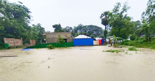 ভারি বর্ষণে মীরসরাইয়ের নিম্নাঞ্চল প্লাবিত, বন্যার শঙ্কা