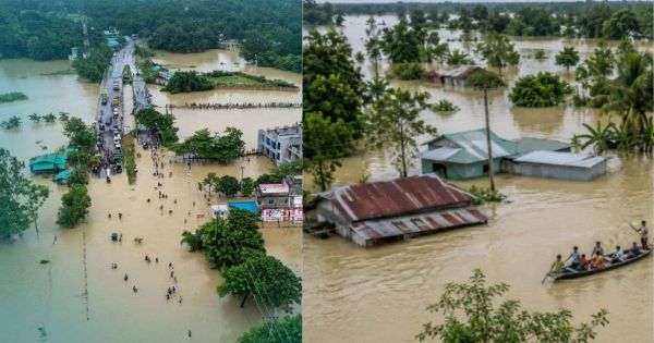 বন্যা ও পাহাড় ধসে প্রাণহানি বেড়ে ৫৪, দেড় লাখের বেশি পরিবার পানিবন্দি