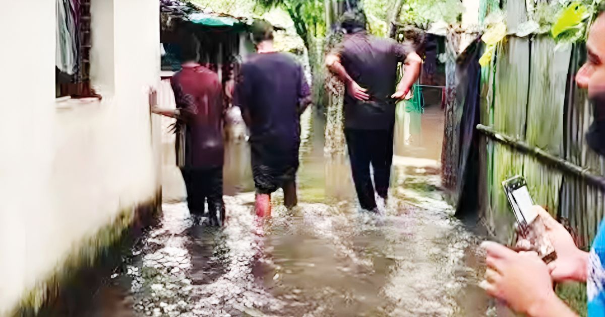 প্রবাল দ্বীপ সেন্টমার্টিনে দুই শতাধিক ঘর পানিবন্দি